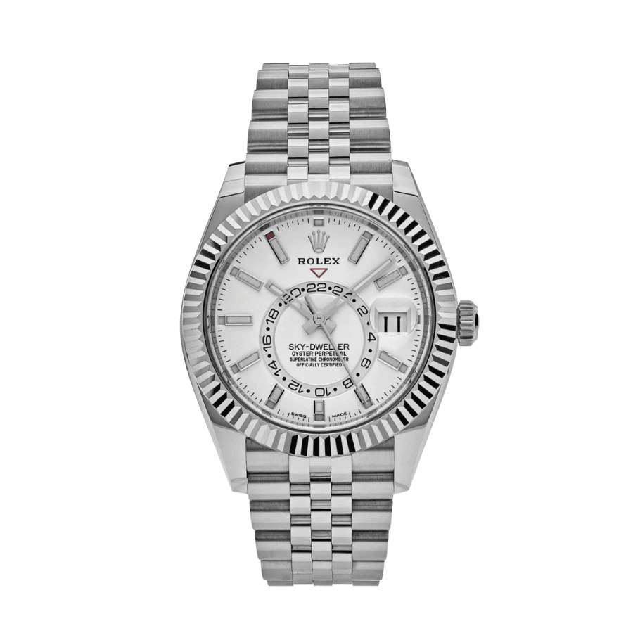 Sky-dweller white dial jubilee 42mm - Image 1