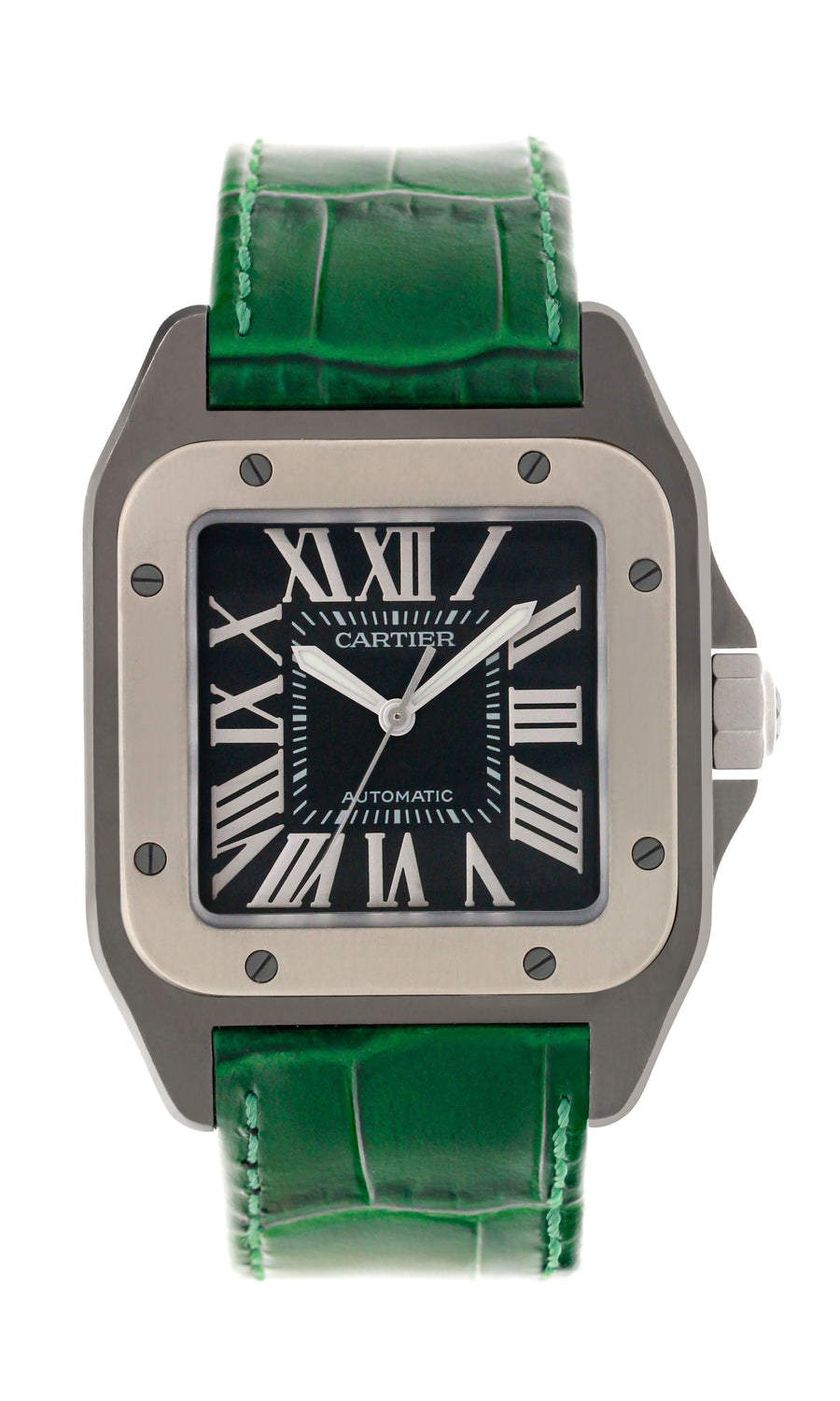 Cartier Santos 100 Carbon / 100 ADLC 40mm - Image 1